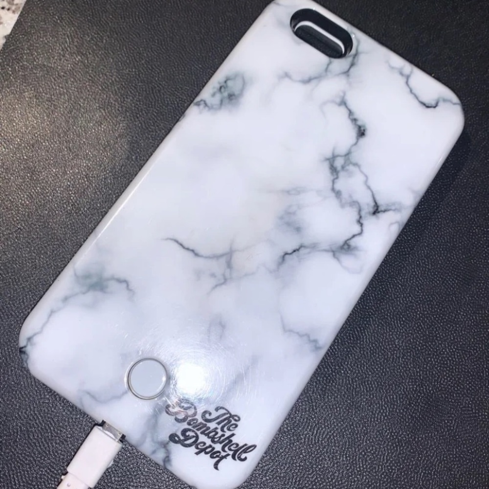 Selfie light phone case